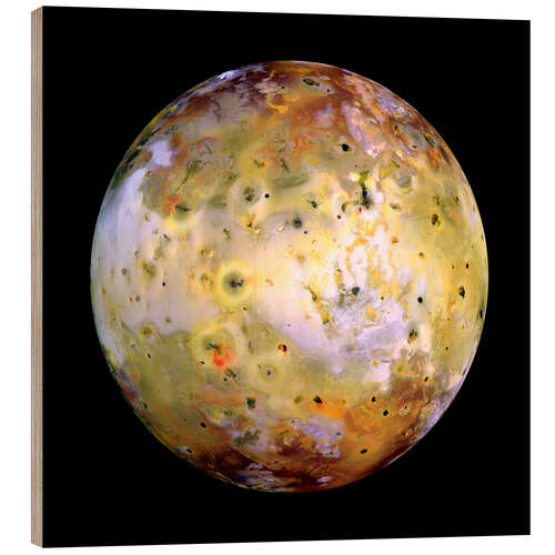 Cuadro de madera Jupiter's moon Lo