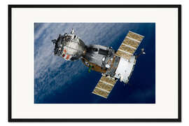Gerahmter Kunstdruck Die Sojus TMA-7 Raumschiff