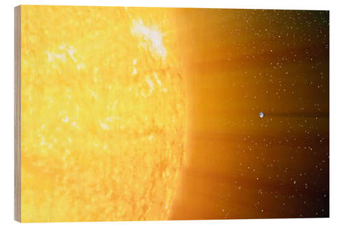 Puutaulu The relative sizes of the Sun and the Earth