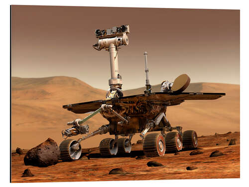 Aluminiumsbilde Mars Rover