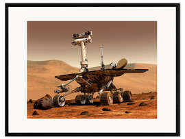 Kunsttryk i ramme Mars Rover