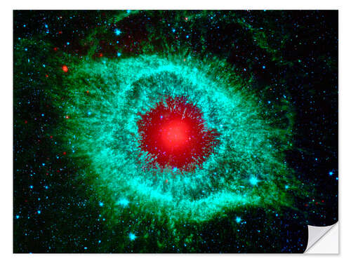 Självhäftande poster Helix nebula