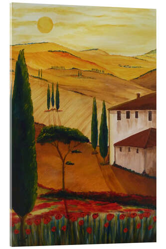 Acrylic print Tuscanyidyll 3