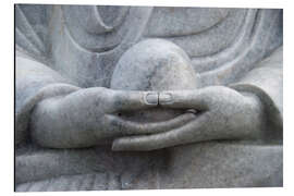 Magnettafel Buddha Hände