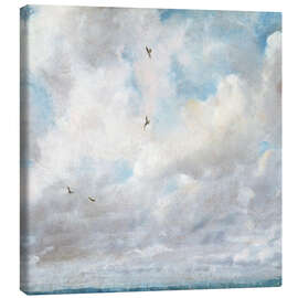 Lærredsbillede  Studie af skyer - John Constable