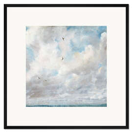 Gerahmter Kunstdruck Wolken-Studie