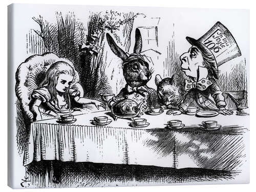 Lerretsbilde The Mad Hatter's Tea Party
