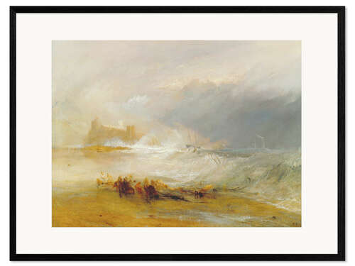 Kunsttryk i ramme Wreckers - Coast of Northumberland