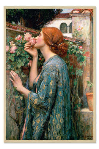 Poster Die Seele der Rose