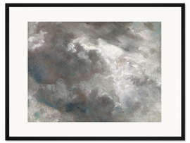 Gerahmter Kunstdruck Wolkenstudie