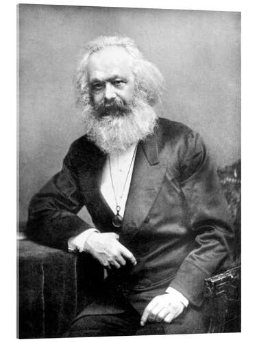 Akryylilasitaulu Karl Marx I