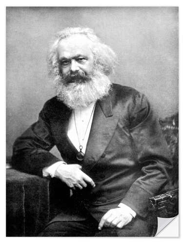 Wall sticker Portrait of Karl Marx