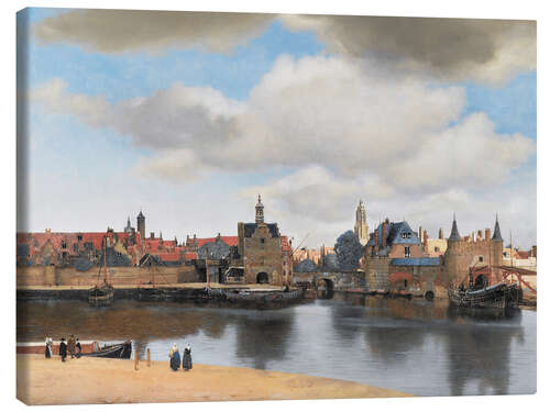 Canvas print Delft