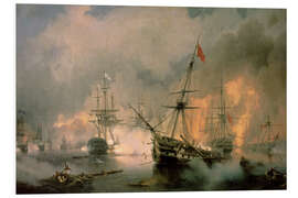 Foam board print The Battle of Navarino