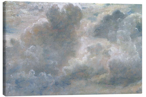 Canvastavla Study of cumulus clouds