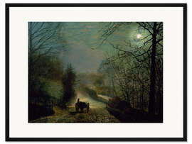 Gerahmter Kunstdruck Forge Tal