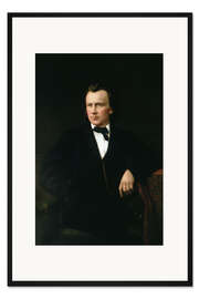 Gerahmter Kunstdruck J. Brahms