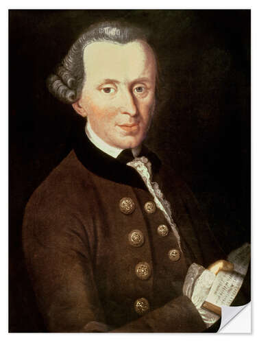 Wall sticker Portrait of Emmanuel Kant