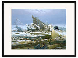 Gerahmter Kunstdruck Das Eismeer