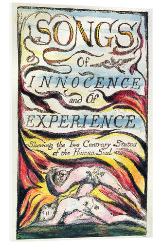 Akrylbilde Songs of Innocence and of Experience