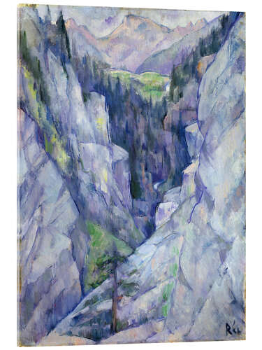 Acrylglasbild Schlucht bei Pians