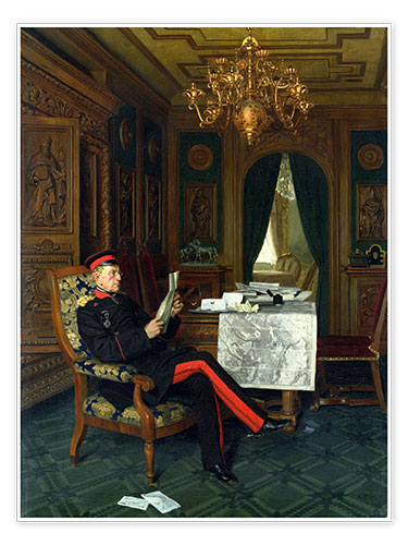 Poster Moltke in Versailles