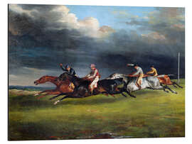 Tableau en aluminium Le derby d'Epsom