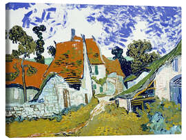 Canvas-taulu Katu, Auvers sur Oise - Vincent van Gogh
