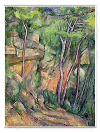 Obra artística  In the Park of Chateau Noir - Paul Cézanne