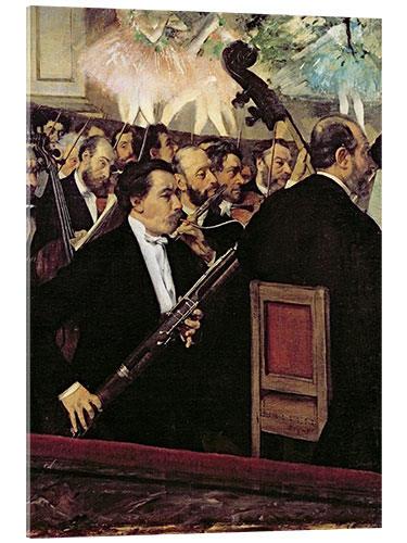 Tableau en verre acrylique L'Orchestre de l'Opéra