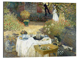 Magnettafel Das Mittagessen: Monets Garten in Argenteuil