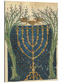 Magnettafel Beleuchtung einer Menora