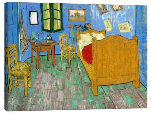 Lienzo La habitación de Van Gogh en Arles