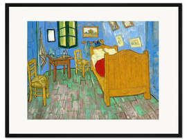 Gerahmter Kunstdruck Van Gogh's Schlafzimmer in Arles