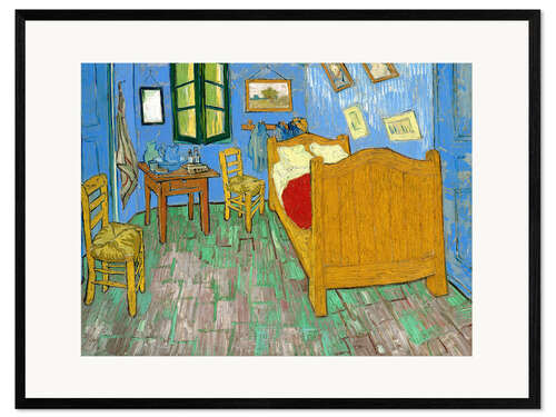 Impression artistique encadrée La chambre de Van Gogh à Arles