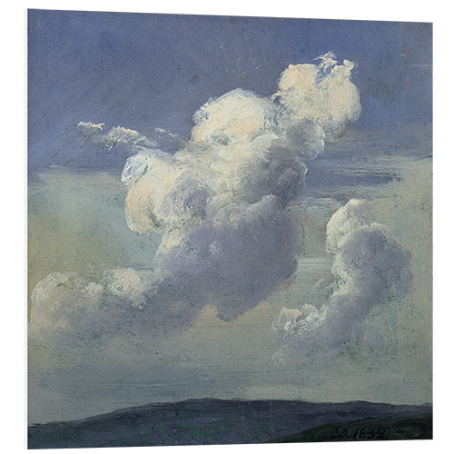 Foam board print Cloud Study