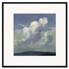 Gerahmter Kunstdruck Wolkenstudie