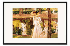 Gerahmter Kunstdruck Der Garten