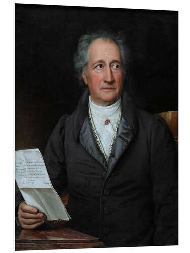 Tableau en PVC Johann Wolfgang von Goethe