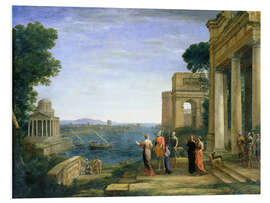 Quadro em PVC Aeneas and Dido in Carthage