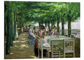 Magnettafel Terrasse vom Restaurant Jacob in Nienstedten an der Elbe