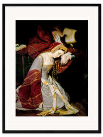 Framed art print Anne Boleyn in the tower