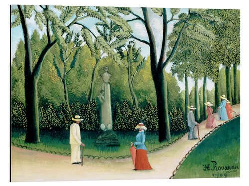 Aluminium print The Monument to Chopin in the Luxembourg Gardens