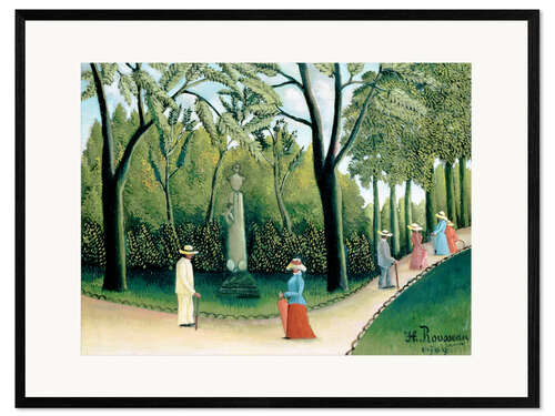 Framed art print The Monument to Chopin in the Luxembourg Gardens