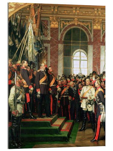 Gallery print The proclamation of the Emperor of the new German Reich