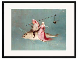 Gerahmter Kunstdruck Die Versuchung des Heiligen Antonius (Detail)