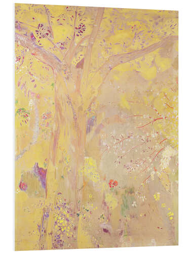 Quadro em PVC Yellow Tree