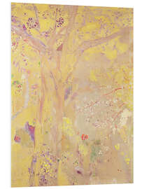 Foam board print Yellow Tree