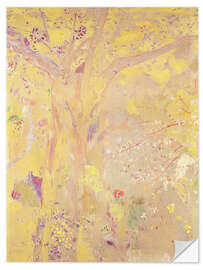 Sticker mural Arbre jaune