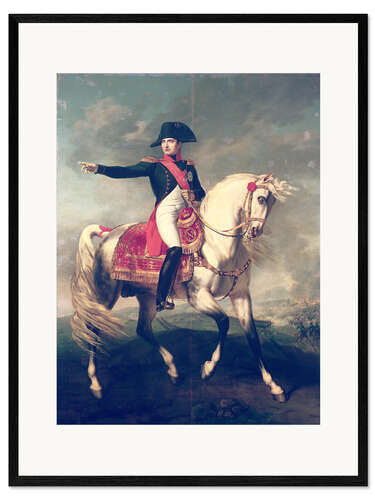 Innrammet kunsttrykk Equestrian Portrait of Napoleon I